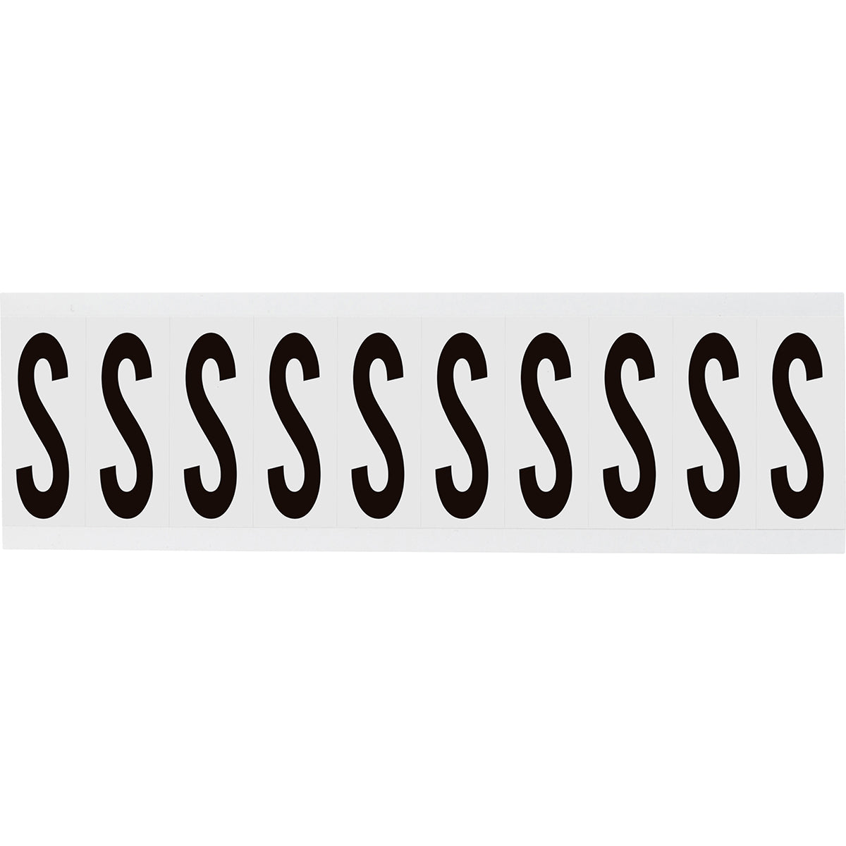 Zahlen & Buchstaben, B-499 (Nylongewebe), Weiß - S , 57 x 22 mm