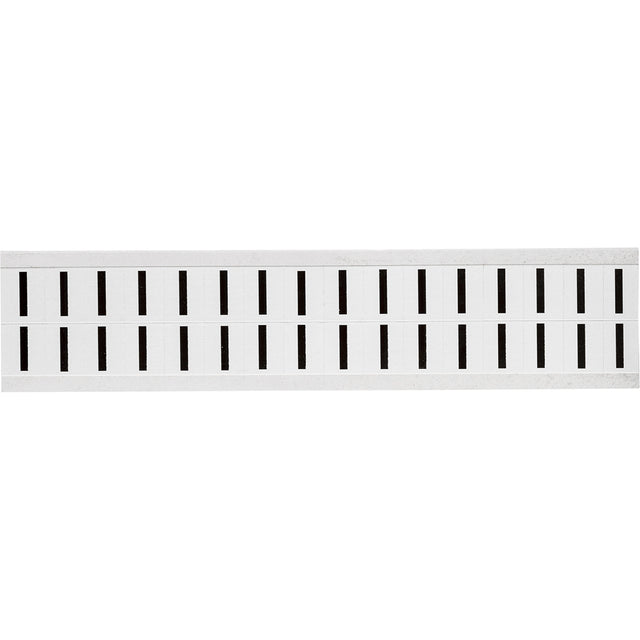 Zahlen & Buchstaben, B-499 (Nylongewebe), Weiß - I , 19 x 14 mm