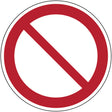 ISO Sicherheitskennzeichnung - Verbot