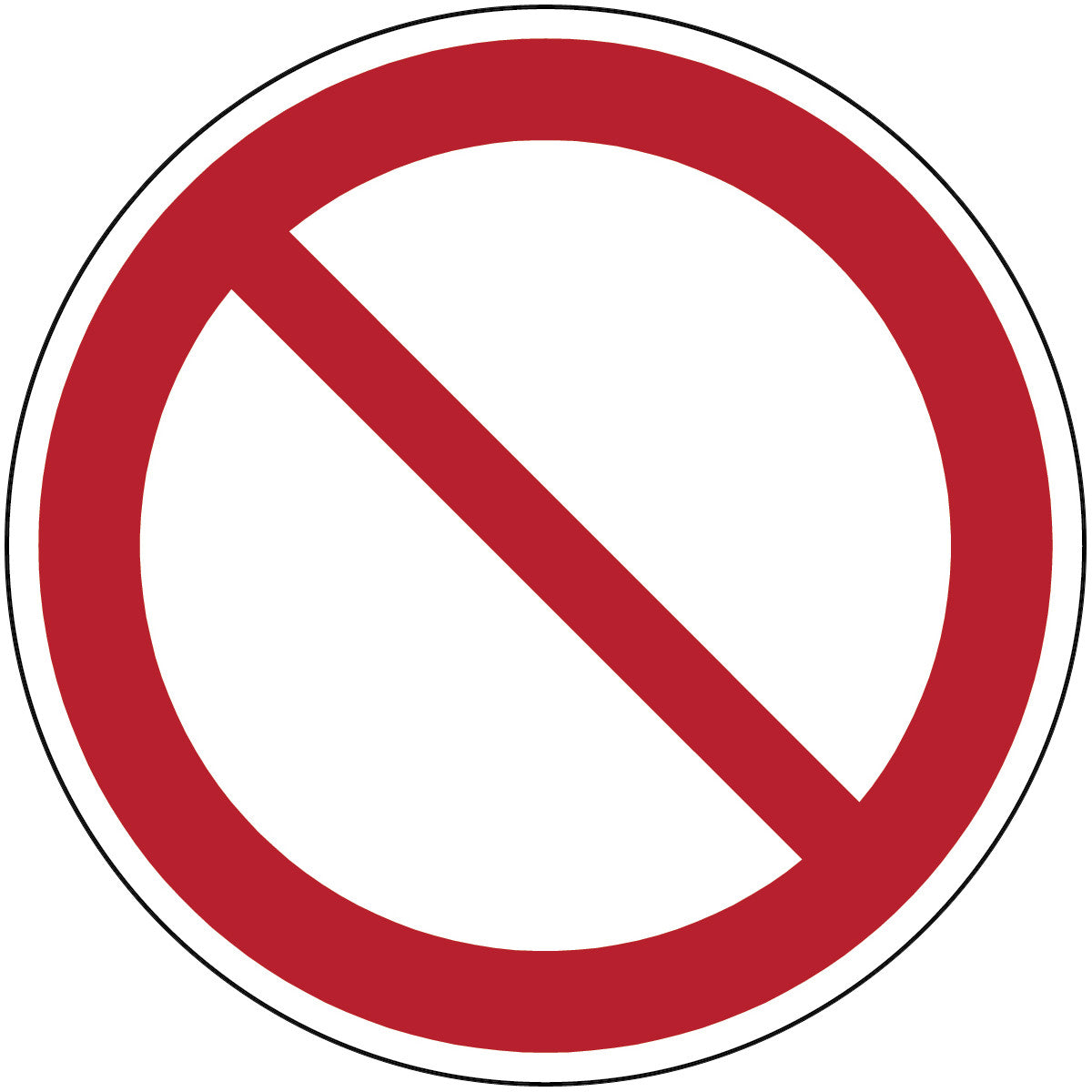 Marquage de sécurité ISO - interdiction