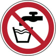 ISO Sicherheitskennzeichnung - Kein Trinkwasser
