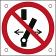 ISO-Sicherheitsschild – Schalten verboten