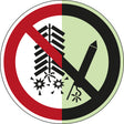 ISO-Sicherheitsschild – Feuerwerk verboten