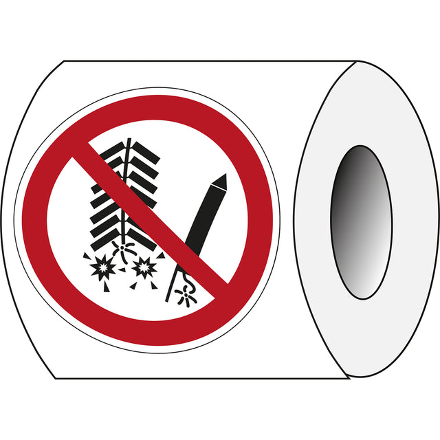 ISO-Sicherheitsschild – Feuerwerk verboten