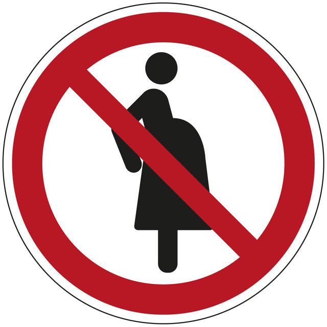 ISO-Sicherheitsschild – Nicht für Schwangere