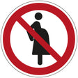 ISO-Sicherheitsschild – Nicht für Schwangere