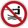 ISO Sicherheitskennzeichnung - Keine persönlichen Wasserfahrzeuge