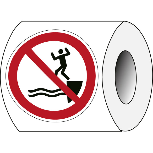 ISO Sicherheitskennzeichnung - Nicht in das Wasser springen