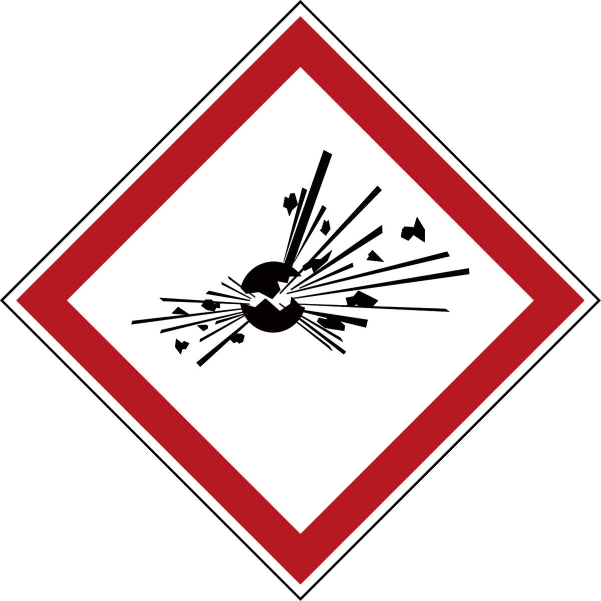 GHS-Piktogramme - Explosionsgefährlich