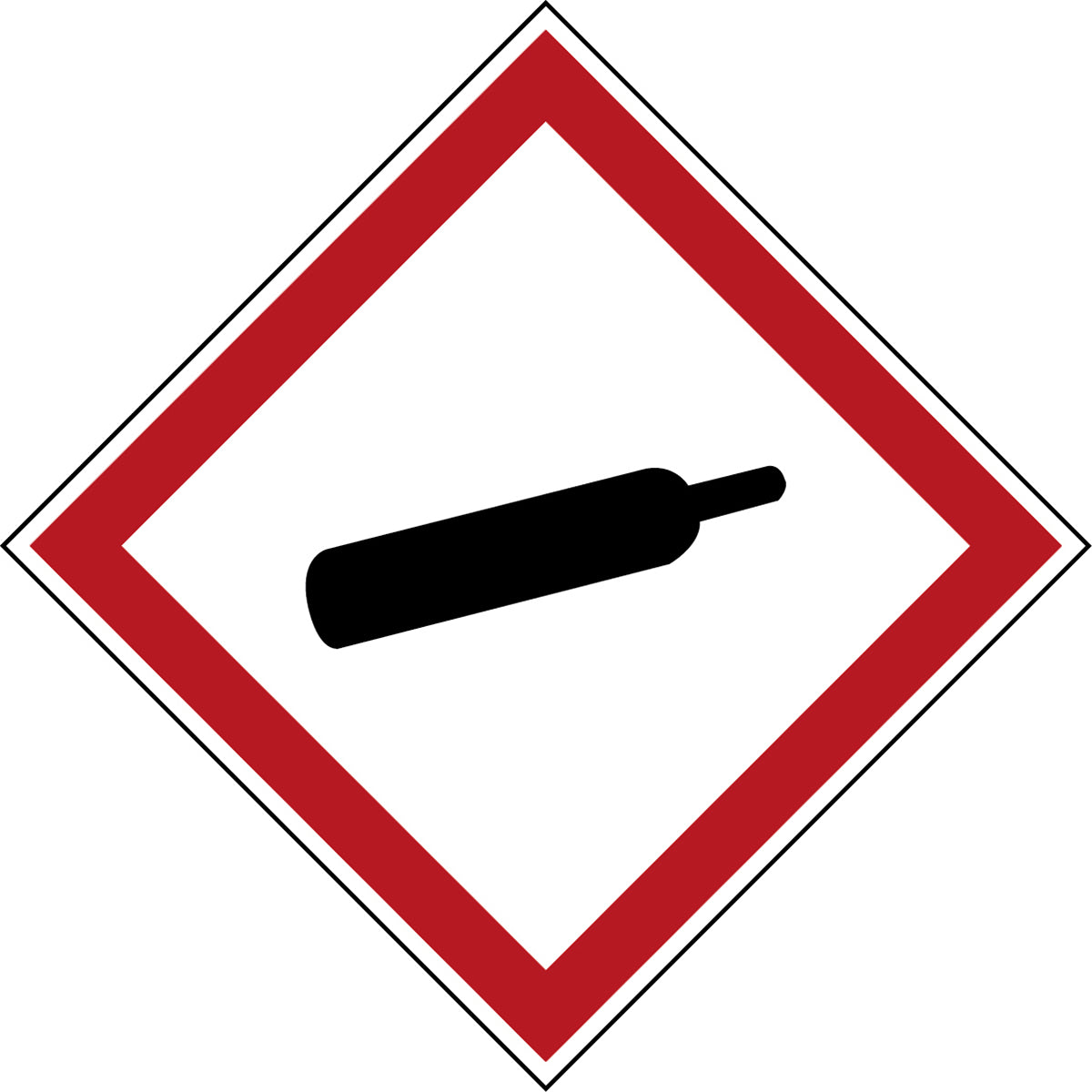 GHS-Piktogramme - Unter Druck stehende Gase