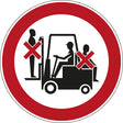 Verbotsschilder - Mitfahren auf Gabelstapler verboten
