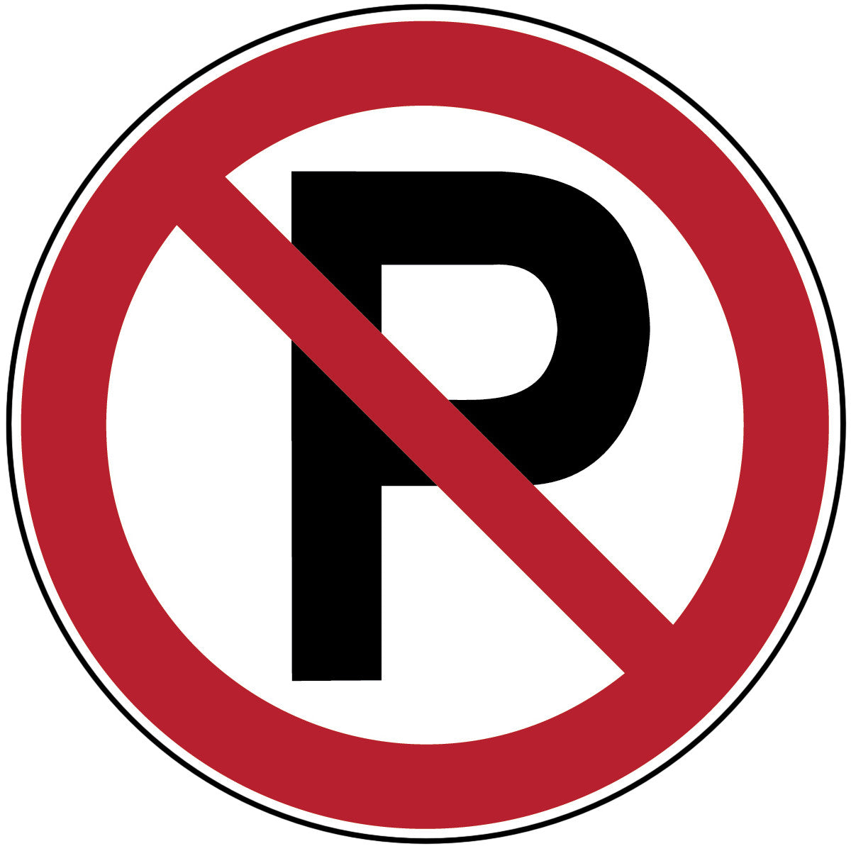 Verbotsschilder - Parken Verboten