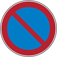 Verbotsschilder - Eingeschränktes Halteverbot