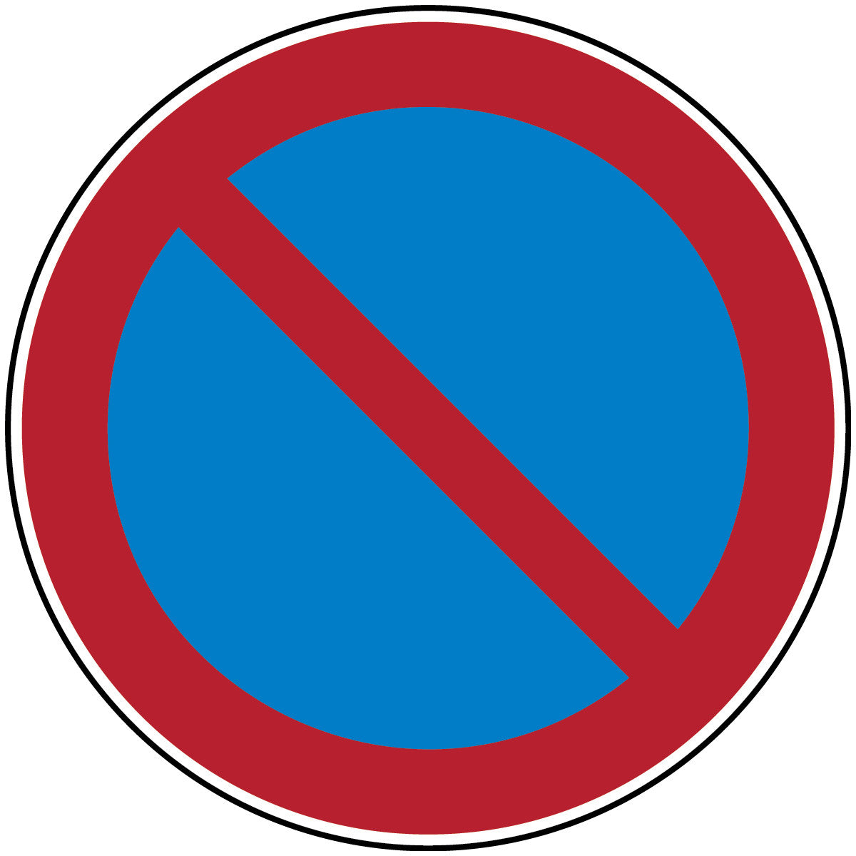 Verbotsschilder - Eingeschränktes Halteverbot