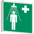 Fahnen- und Winkelschilder - Notdusche
