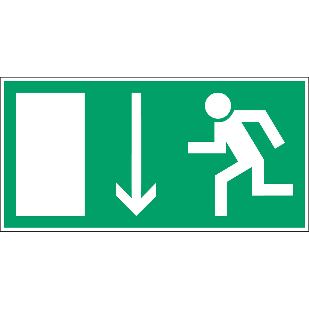 Fluchtwegkennzeichnung - Notausgang