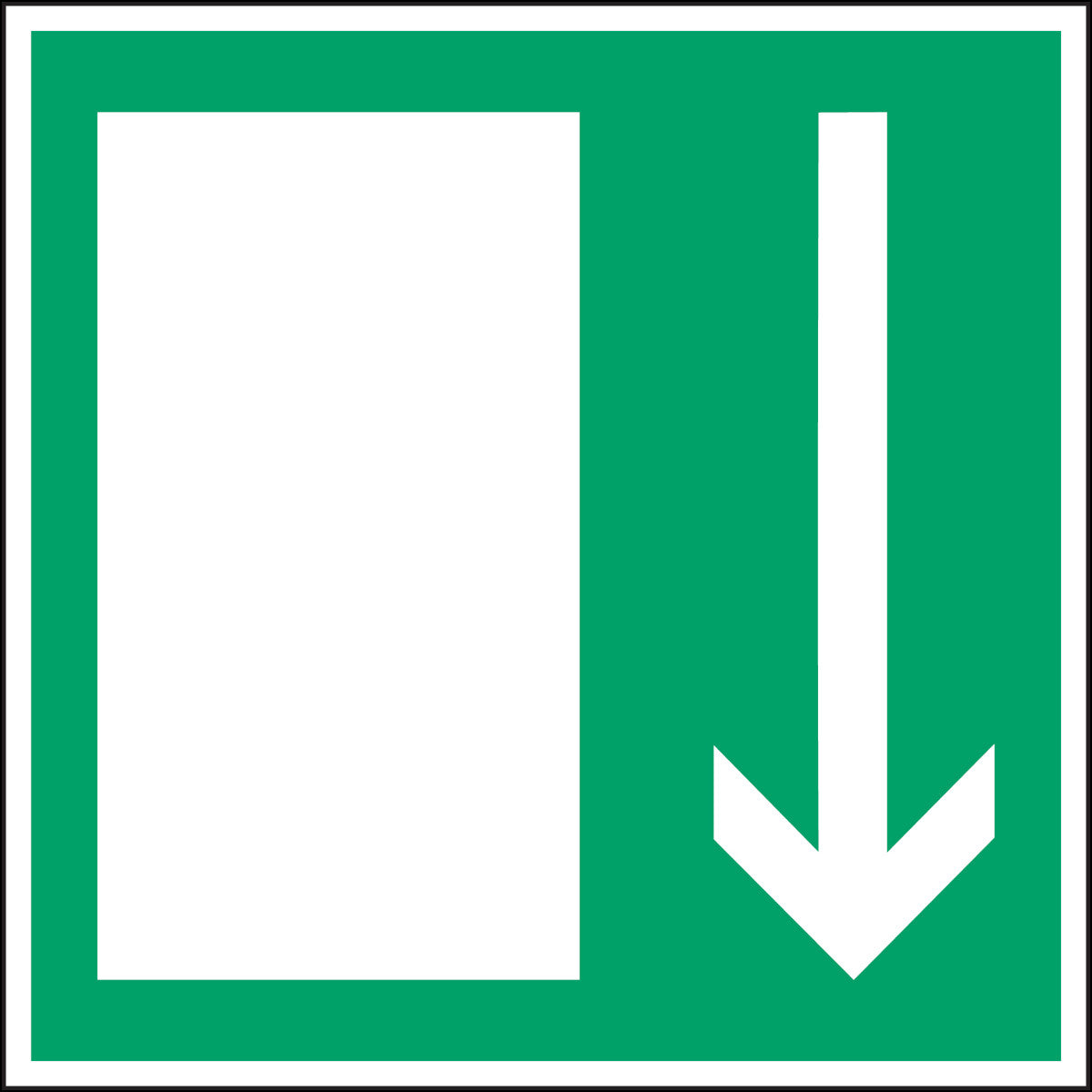 Fluchtwegkennzeichnung - Notausgang