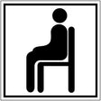 Hinweisschilder - Warteraum