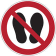 Verbotsschilder - Betreten der Fläche verboten