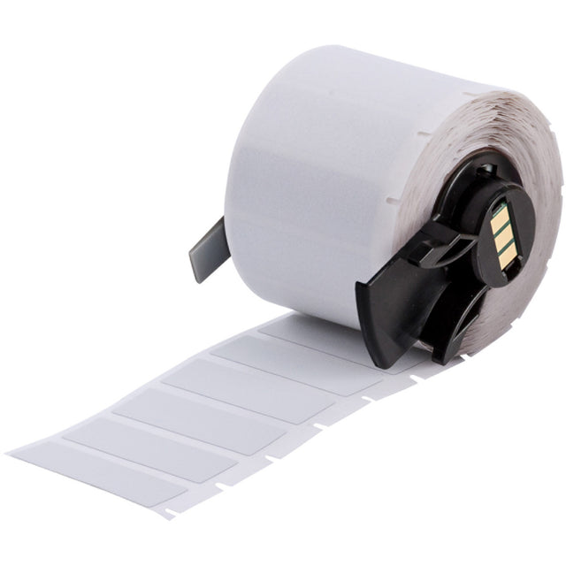 Metallisierte Polyester-Etiketten mit matter Oberfläche und besonders starker Klebkraft für M610, M611, BMP61, M710 (mit Medienadapter) und BMP71 (mit Medienadapter)