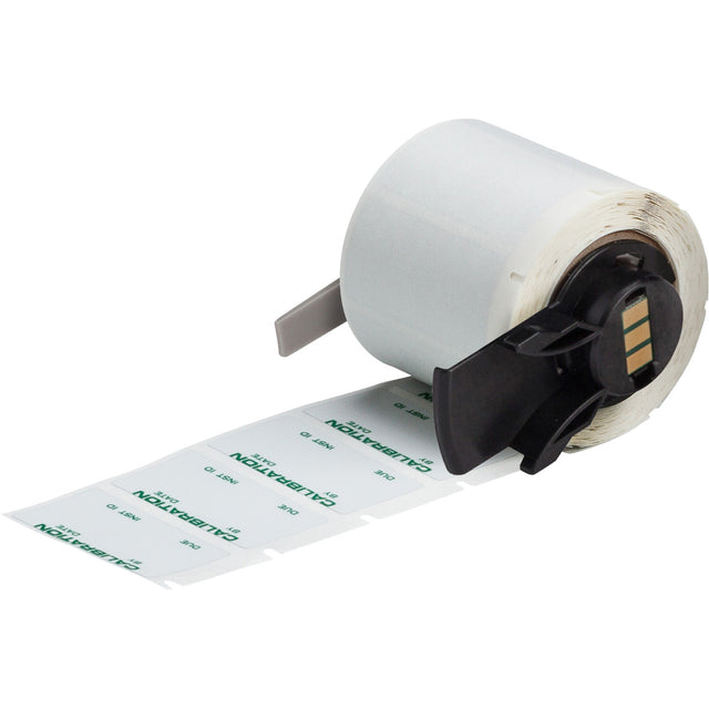 Graue Etiketten aus metallisiertem Polyester mit matter Oberfläche für M610, M611, BMP61, M710 (mit Medienadapter) und BMP71 (mit Medienadapter)
