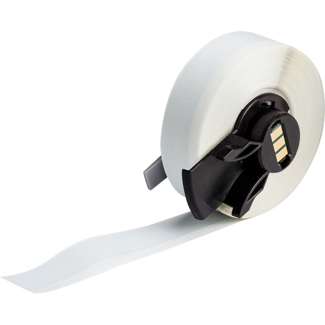 Graue Etiketten aus metallisiertem Polyester mit matter Oberfläche für M610, M611, BMP61, M710 (mit Medienadapter) und BMP71 (mit Medienadapter)