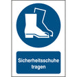 ISO Sicherheitskennzeichnung - Sicherheitsschuhe tragen