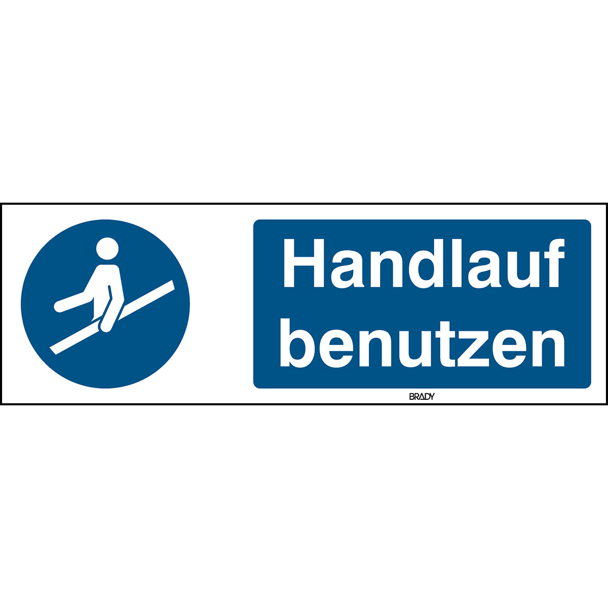 ISO 7010 Zeichen - Handlauf benutzen