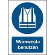 ISO Sicherheitskennzeichnung - Warnweste benutzen