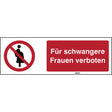 ISO-Sicherheitsschild – Nicht für Schwangere