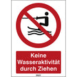 ISO Sicherheitskennzeichnung - Keine persönlichen Wasserfahrzeuge