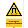 ISO Sicherheitskennzeichnung - Warnung vor magnetischem Feld
