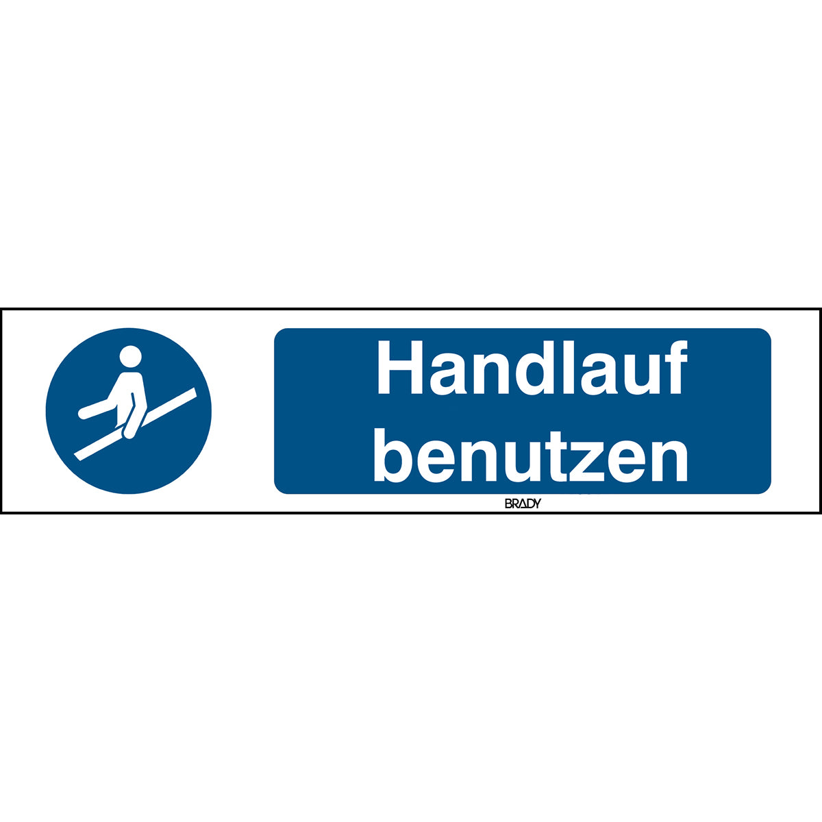 Panneau ISO 7010 - Utiliser la main courante