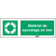ISO-Sicherheitsschild – Wasserrettungsgeräte