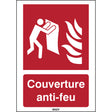 Feuerlöschdecke – Sicherheitsschild – ISO 7010