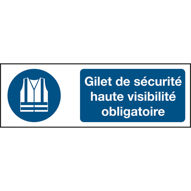 ISO Sicherheitskennzeichnung - Warnweste benutzen