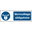 ISO Sicherheitskennzeichnung - Verschlossen halten