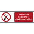 ISO Sicherheitskennzeichnung - Mobilfunk verboten