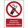 ISO Sicherheitskennzeichnung - Mobilfunk verboten