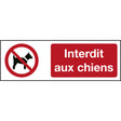 ISO Sicherheitskennzeichnung - Mitführen von Tieren verboten