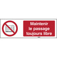 Abstellen oder Lagern verboten – ISO 7010