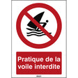 ISO Sicherheitskennzeichnung - Windsurfen verboten