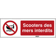 ISO Sicherheitskennzeichnung - Keine persönlichen Wasserfahrzeuge