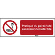 ISO Sicherheitskennzeichnung - Parasailing verboten