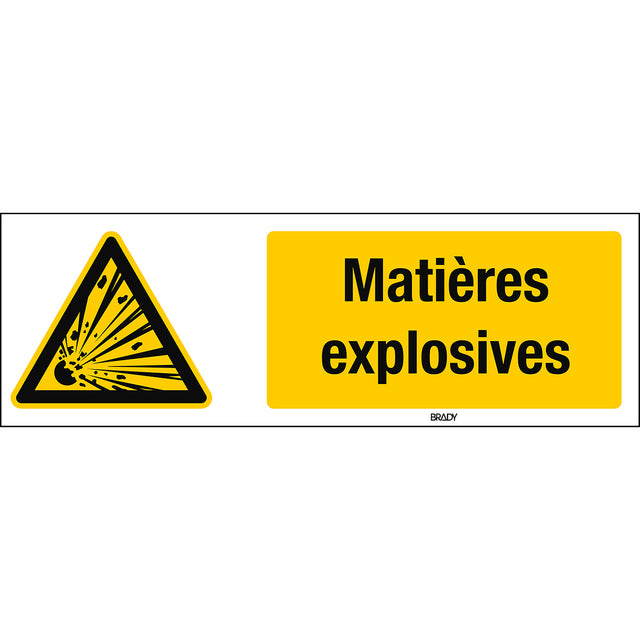 Warnung; explosionsgefährliche Stoffe – ISO 7010