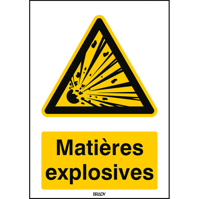 Warnung; explosionsgefährliche Stoffe – ISO 7010