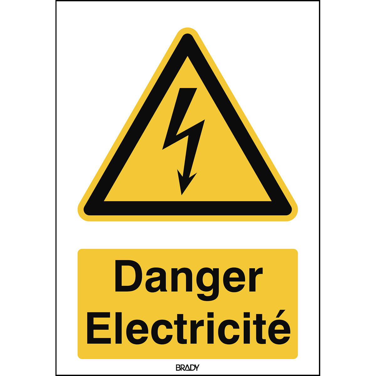 Signalisation ISO 7010 - Danger (produit francophone)