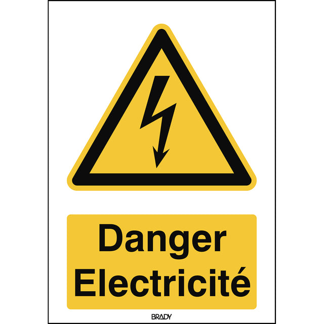 ISO Sicherheitskennzeichnung - Warnung vor elektrischer Spannung