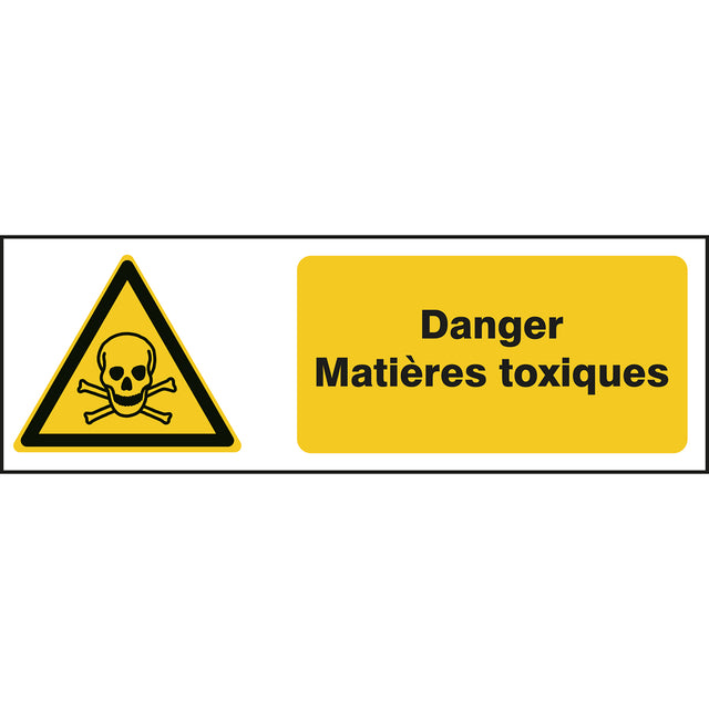 ISO Sicherheitskennzeichnung - Warnung vor giftigen Stoffen
