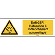 Warnung; automatischer Start – ISO 7010